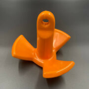 Якорь речной 3-х лепестковый (Оранжевый) с ПВХ покрытием 3.6кг (Allshine)