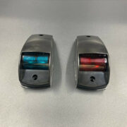 Огни ходовые, черный корпус, комплект