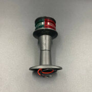 Огонь ходовой комбинированый (красный, зеленый) на стойке 100 мм, черный